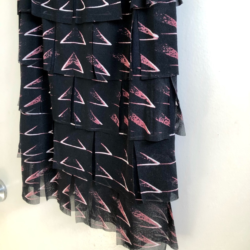 Vivienne Tam Vintage Mesh Printed Skirt - Picture 7 of 11